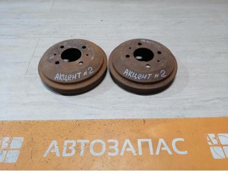Accent №2 барабан тормозной комплект