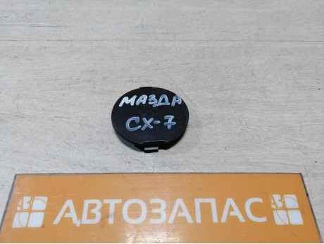 Mazda CX7 заглушка переднего бампера под крюк деф