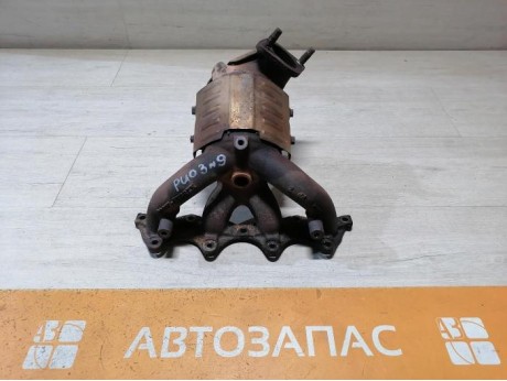 Rio 3 №9 коллектор выпускной без катализатора