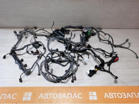 Rio 3 №9 проводка подкапотная двигателя 1.6 мкпп деф без разъема на эбу