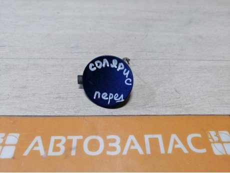 Solaris П заглушка переднего бампера под крюк