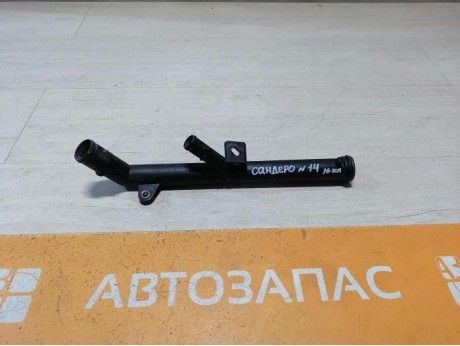 Sandero №14 трубка охлаждения двигателя на помпу 16кл