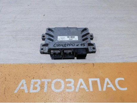 Sandero №15 блок управления двигателем эбу двс мозги 16кл деф
