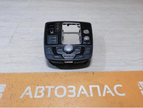 Audi A6 C7 блок управления магнитолой мультимедией панель блок кнопок