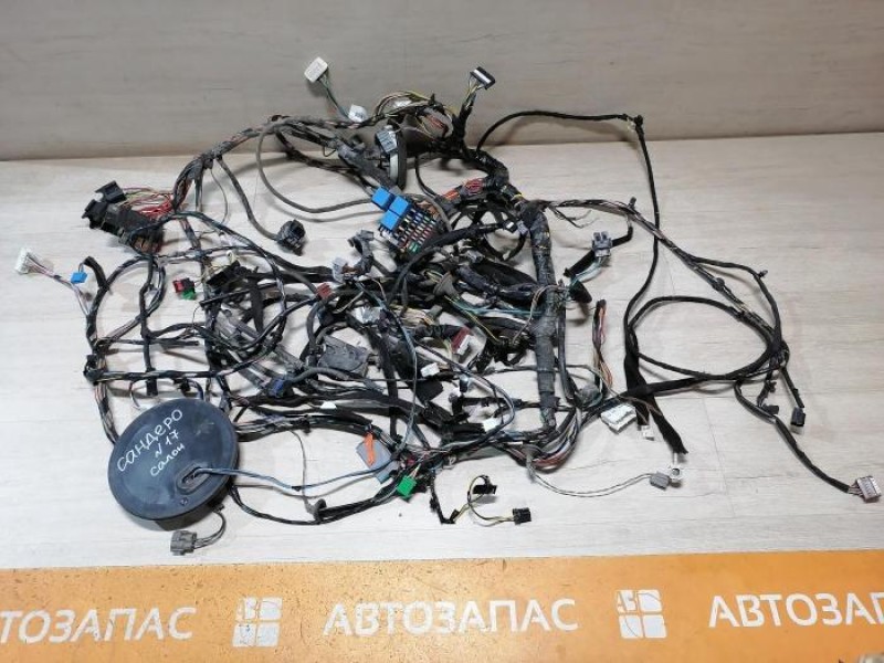 Sandero №17 проводка салона климат деф