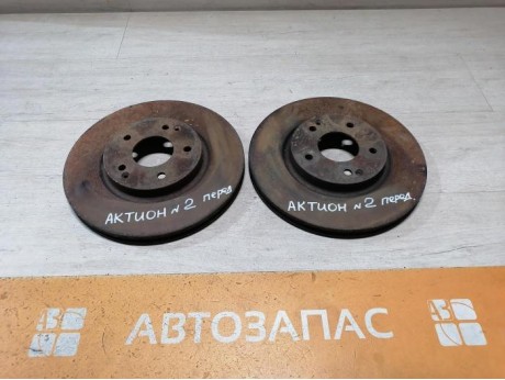 Actyon №2 диск тормозной передний комплект деф