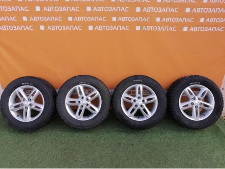 Actyon №2 колеса R16 зима шипы к-кт