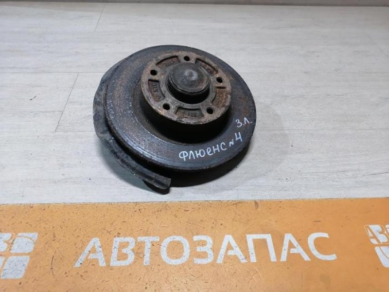 Fluence №4 ступица задняя левая диск тормозной