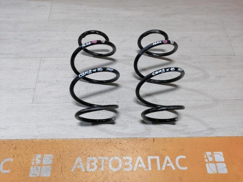 Sandero №16 пружина передняя 16кл к-кт