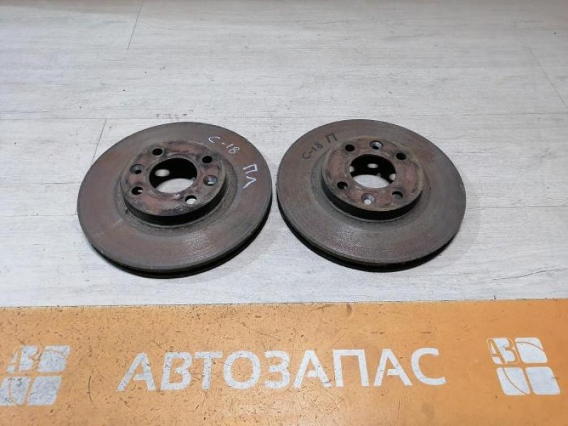 Sandero №18 диск тормозной к-кт 16кл