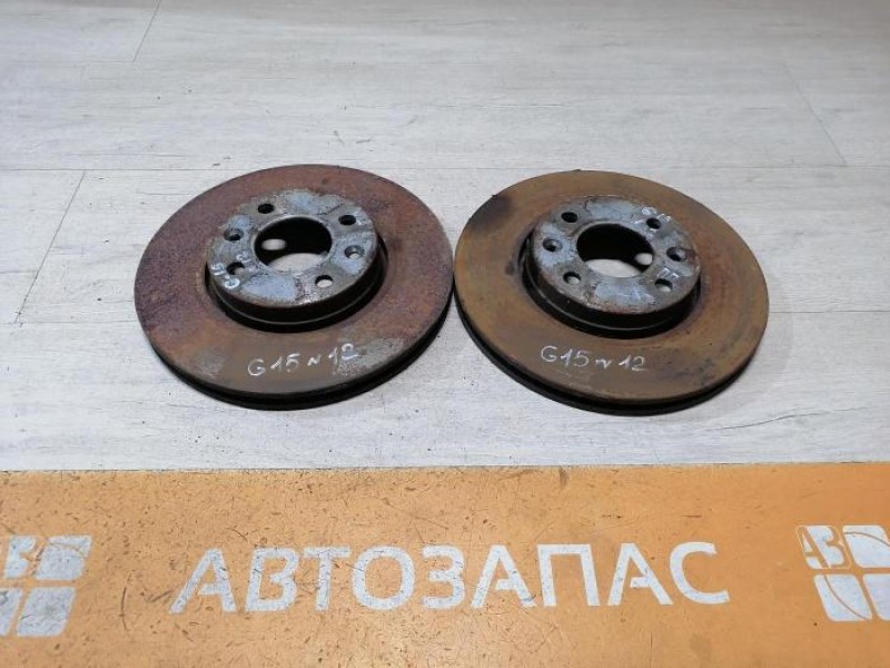 Almera G15 №12 диск тормозной передний к-кт