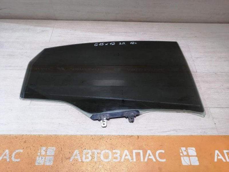 Almera G15 №12 стекло заднее правое 12