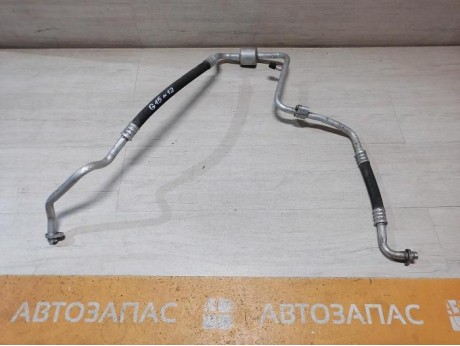 Almera G15 №12 трубка кондиционера толстая длинная деф