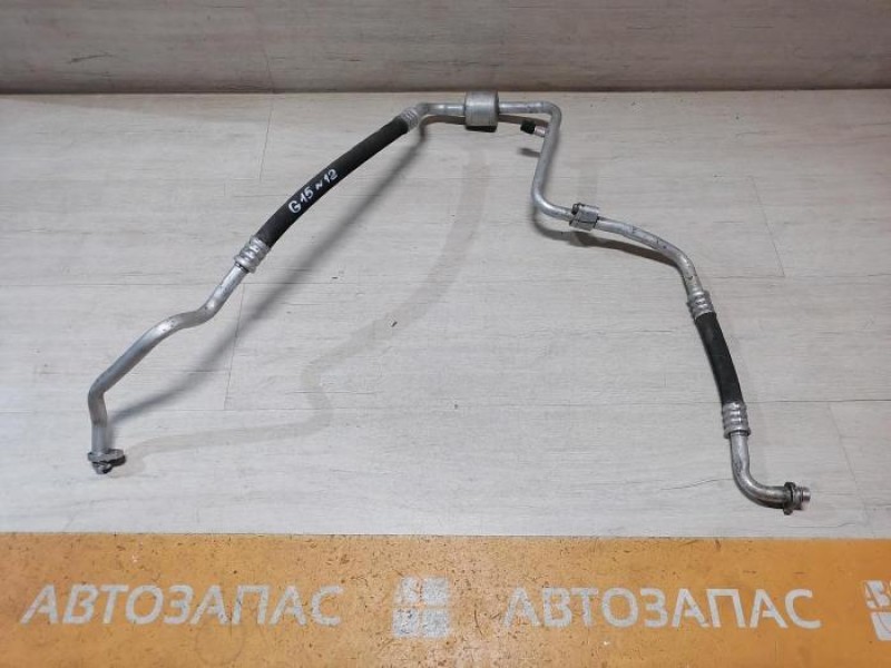 Almera G15 №12 трубка кондиционера толстая длинная деф