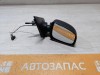 Logan №52 зеркало правое с датчиком черное мех