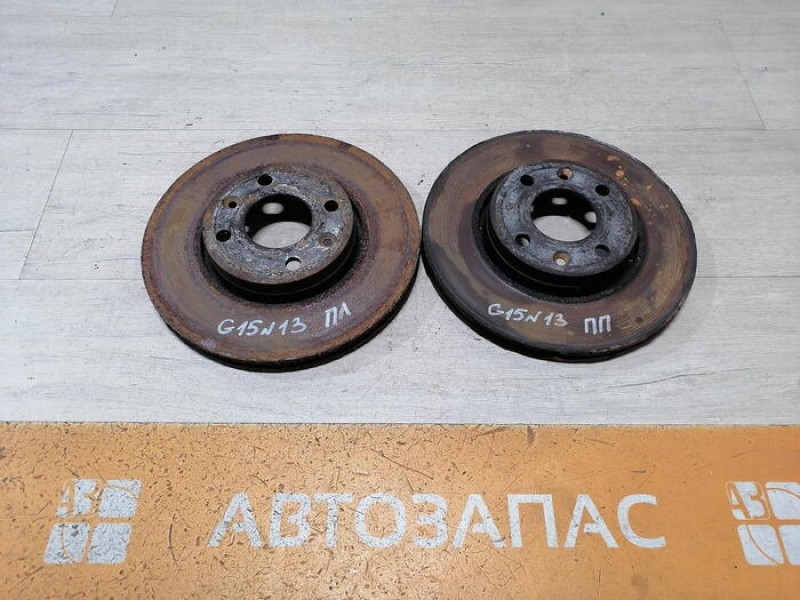 Almera G15 №13 диск тормозной к-кт