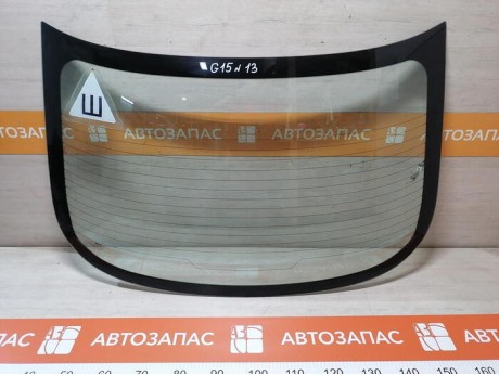 Almera G15 №13 стекло заднее