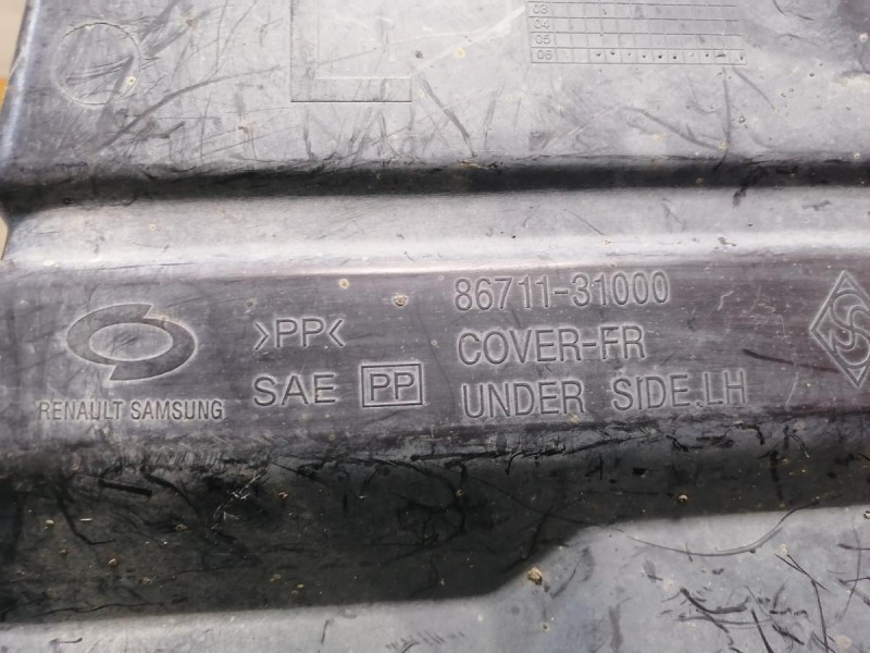 Almera Classic №2 пыльник двигателя левый деф