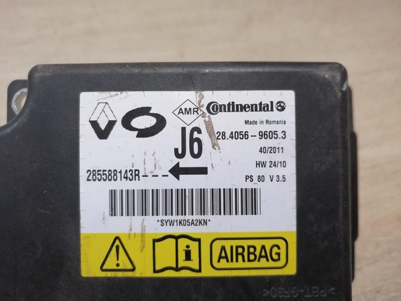 Fluence №2 блок подушек безопасности srs срс стрел