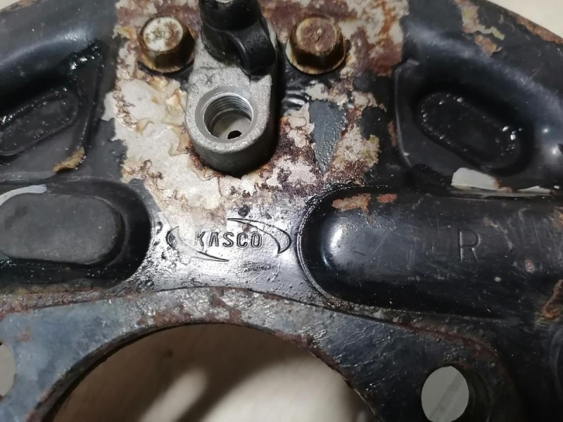 Rio 2 барабан тормозной правый механизм ручника