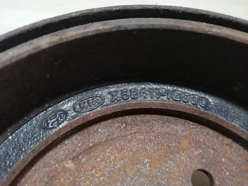 Rio 2 барабан тормозной правый механизм ручника