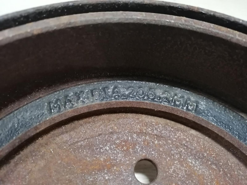 Rio 2 барабан тормозной правый механизм ручника