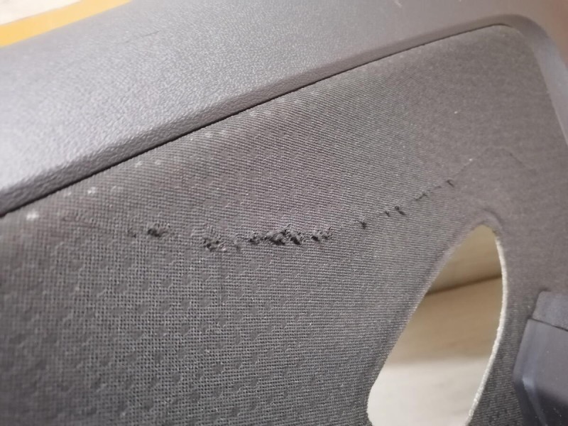 Almera G15 обшивка двери задняя левая мех деф