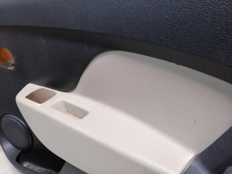 Logan 2 обшивка двери задняя правая эл черная+бежевая деф