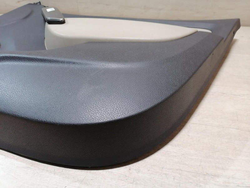 Logan 2 обшивка двери передняя правая эл черная+бежевая деф