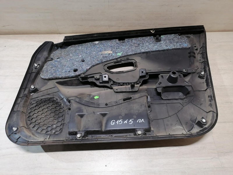 Almera G15 обшивка двери передняя левая деф