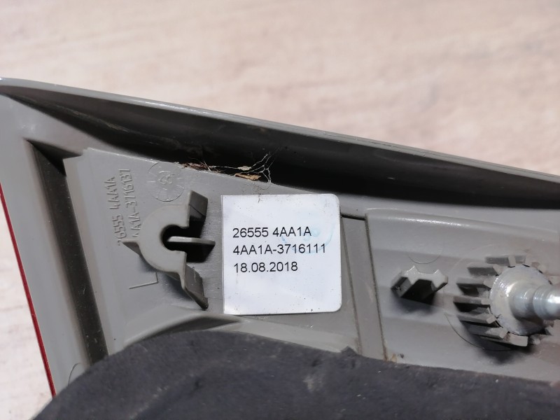 Almera G15 №8 фонарь в крышку багажника левый деф