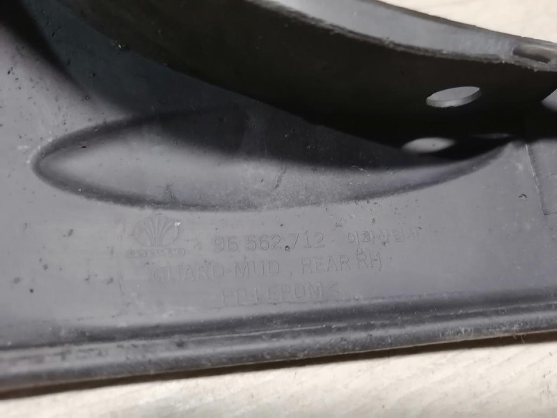 Matiz брызговик задний правый