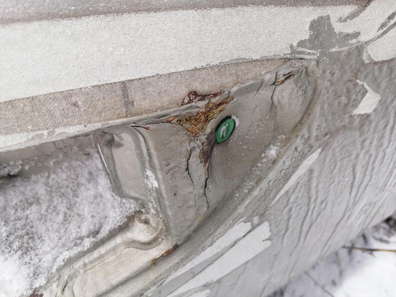 Almera G15 №12 крыло заднее правое деф