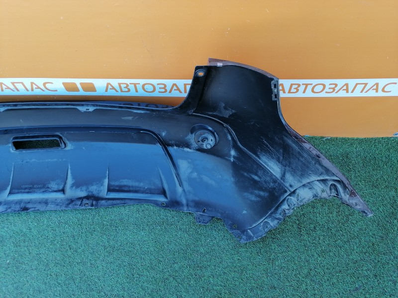 Qashqai J10 бампер задний черный