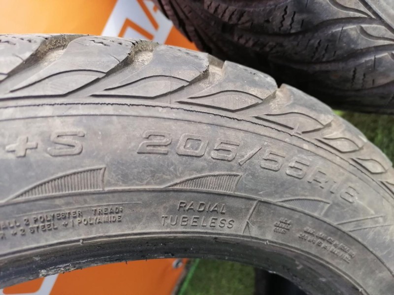 Octavia №3 шина 205/55 R16 Goodyear зима шипы