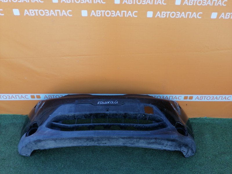 Qashqai  J11 бампер передний черный и коричневый