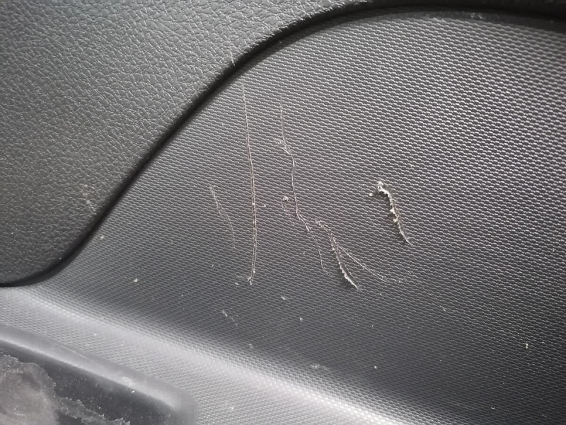 Logan 2 обшивка двери задняя правая мех деф