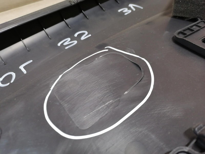 Logan 2 обшивка двери задняя левая мех деф