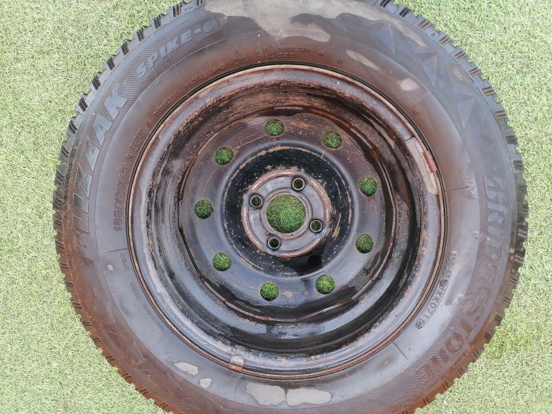 Sandero №10 диск колесный штампованный R14