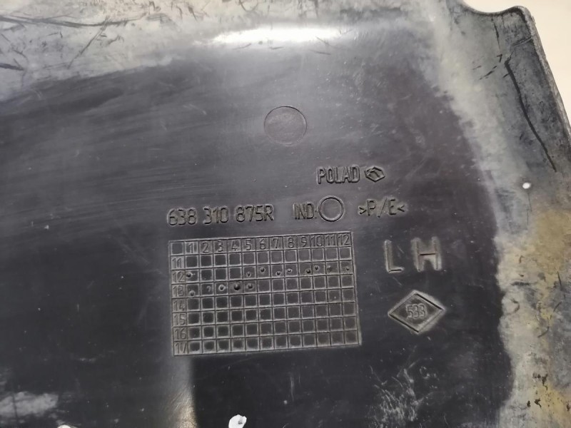 Sandero №2 пыльник двигателя левый