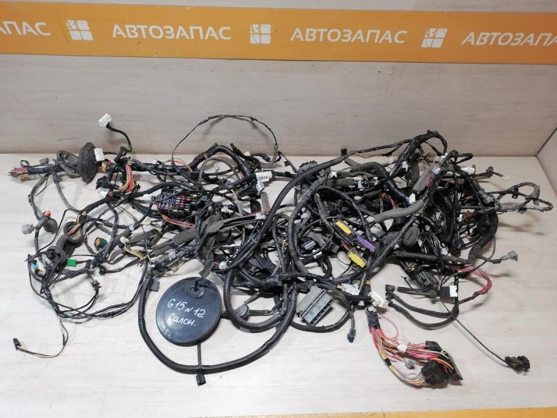 Almera G15 №12 проводка салона деф