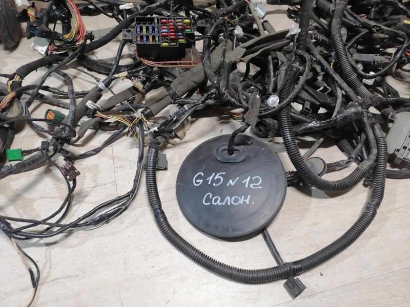 Almera G15 №12 проводка салона деф