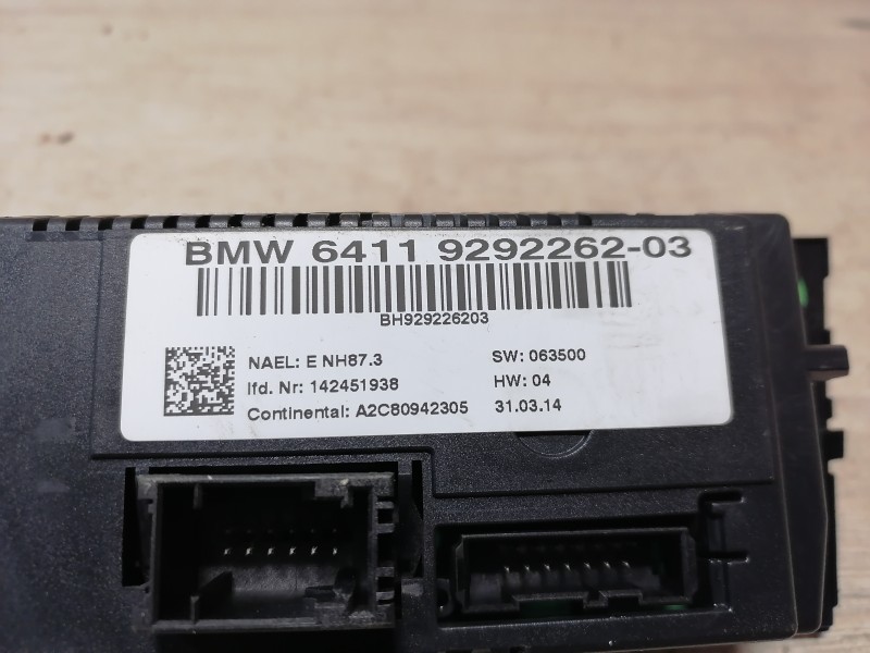 BMW X1 №1 блок управления климат контролем