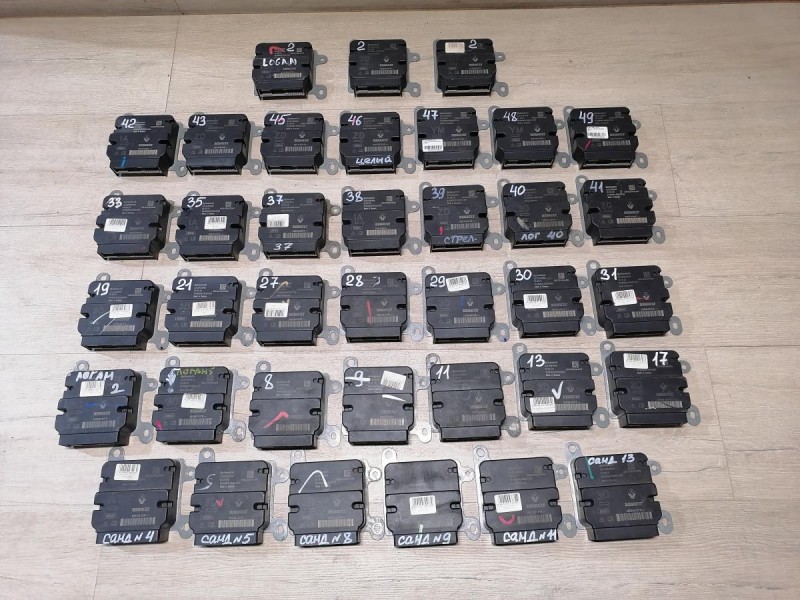 Sandero №5 блок подушек SRS AIR BAG целый