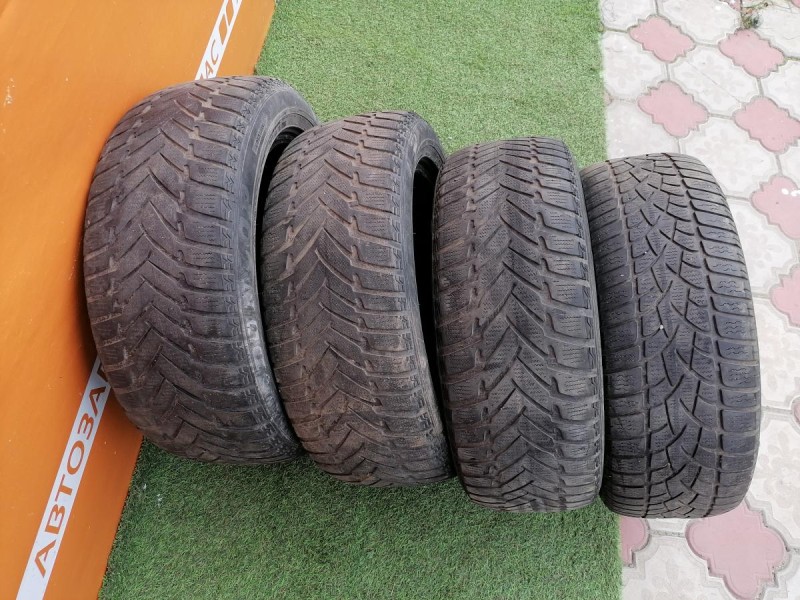 Sandero №9 шина 205/55 r16 данлоп зима липучка плохая