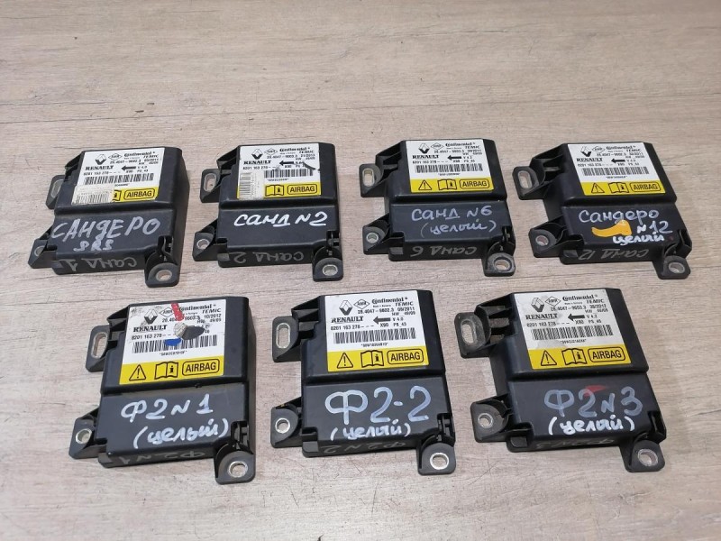 Sandero блок подушек SRS AIR BAG