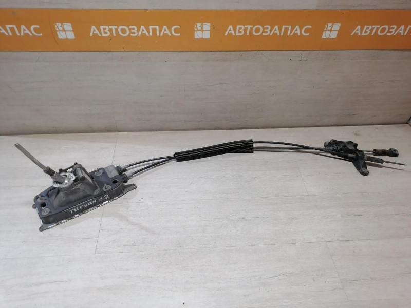 Tiguan №2 кулиса МКПП в сборе трос деф