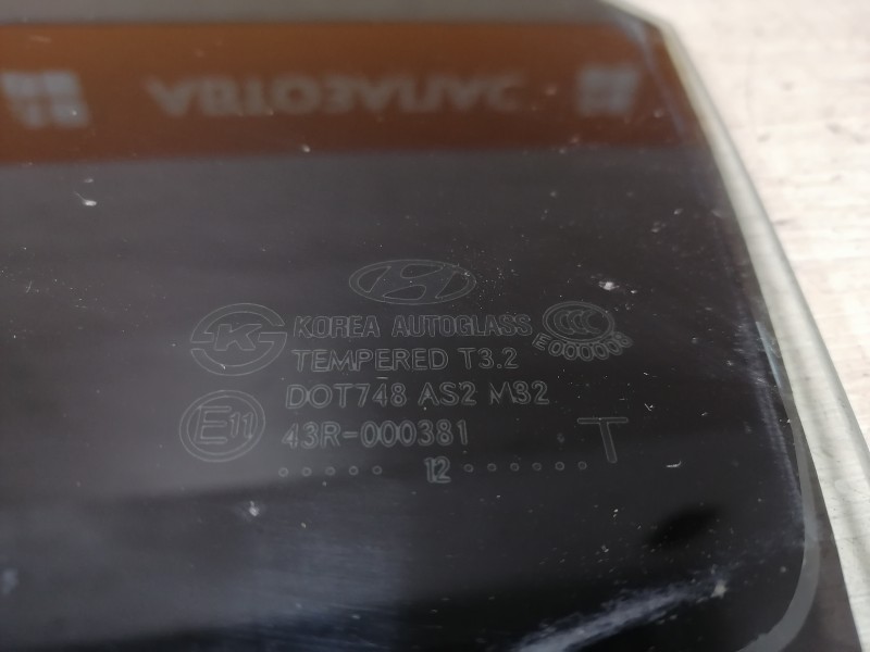 Elantra 5 П стекло заднее левое 12