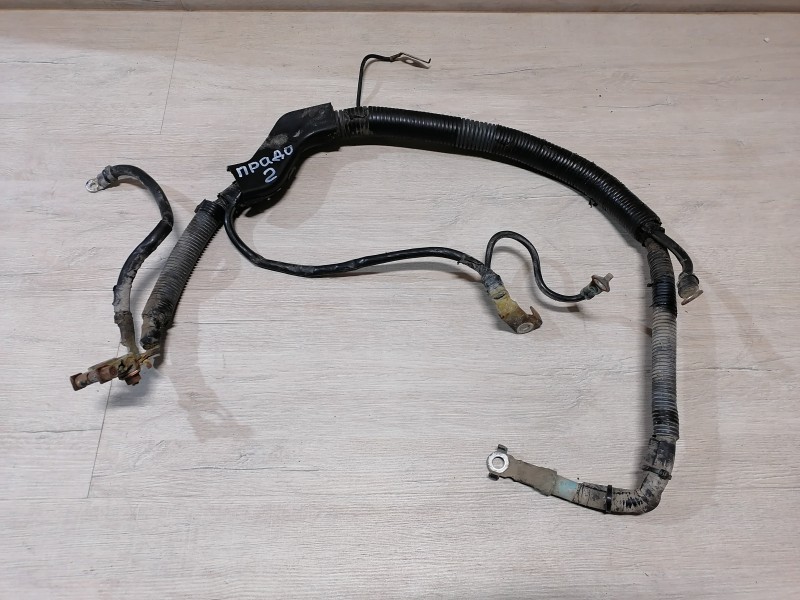 Prado 150 №2 провод силовой клемма аккумулятора минус