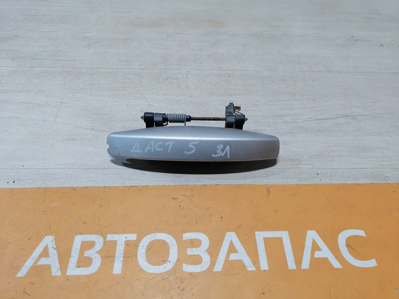 Duster №5 ручка двери наружная левая серебро деф